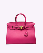 Leather Tote Handbag Grey Women's Gold Padlock Top Handle Bag – Work, Travel, Office, Gift