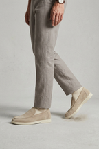 Loafers Suede Beige Men's Slip-On Round Toe – Casual, Office, Holiday, Gift Everyday Comfort Shoes