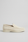 Loafers Suede Beige Men's Slip-On Round Toe – Casual, Office, Holiday, Gift Everyday Comfort Shoes