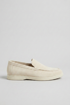Loafers Suede Beige Men's Slip-On Round Toe – Casual, Office, Holiday, Gift Everyday Comfort Shoes