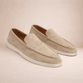Loafers Suede Leather Slip-On Men's Blue – Casual, Office, Holiday, Gift · Werune