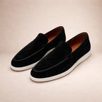 Loafers Suede Leather Slip-On Men's Blue – Casual, Office, Holiday, Gift · Werune