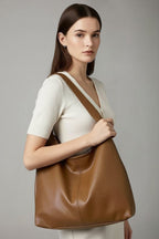 Maria | Women’s Classic Tote Bag with Faux Outer and Large Inner Pocket · Werune