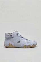 Men's High-Top Boots Beige Suede Cushioned Sole – Casual, Outdoor, Everyday Comfort Footwear