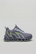 Men's Running Shoes Blue Mesh Cushioned Support – Jogging, Training, Athletic Footwear, Home Gym