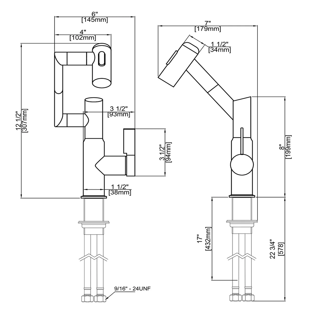 Modern Basin Tap | 360° Rotating · Werune