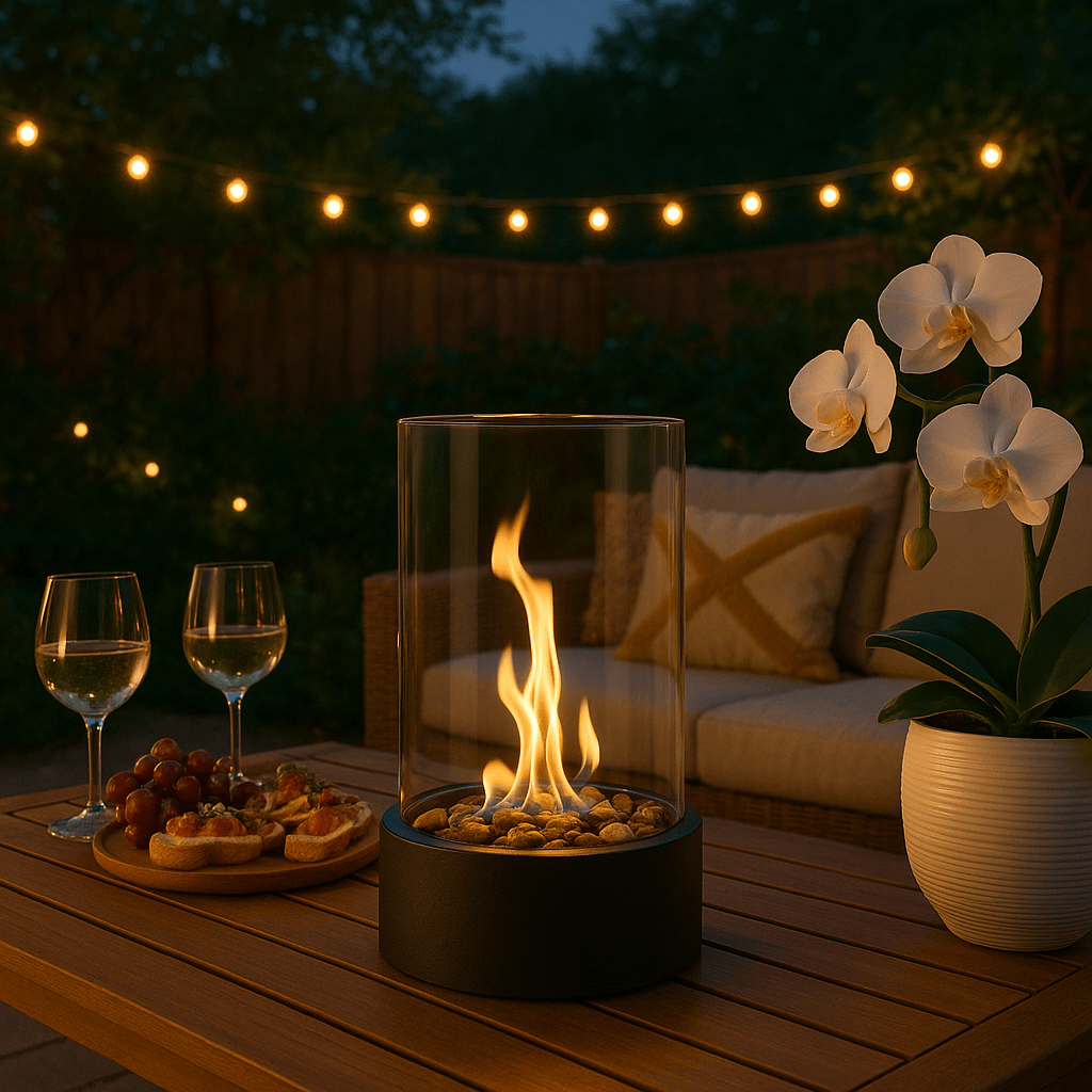 Modern Tabletop Fire Pit | Bioethanol · Werune