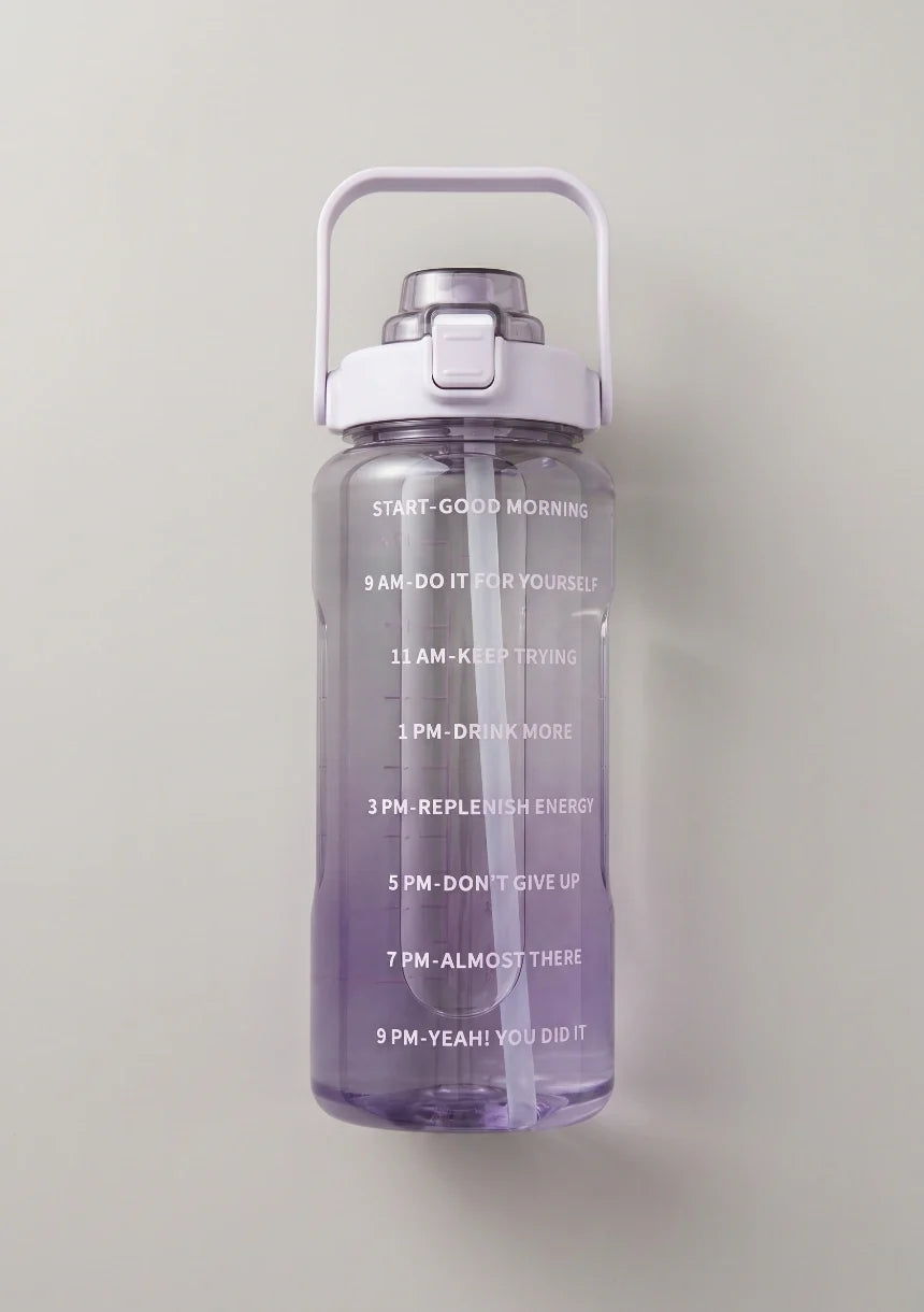 Motivational Water Bottle | Time Marker · Werune