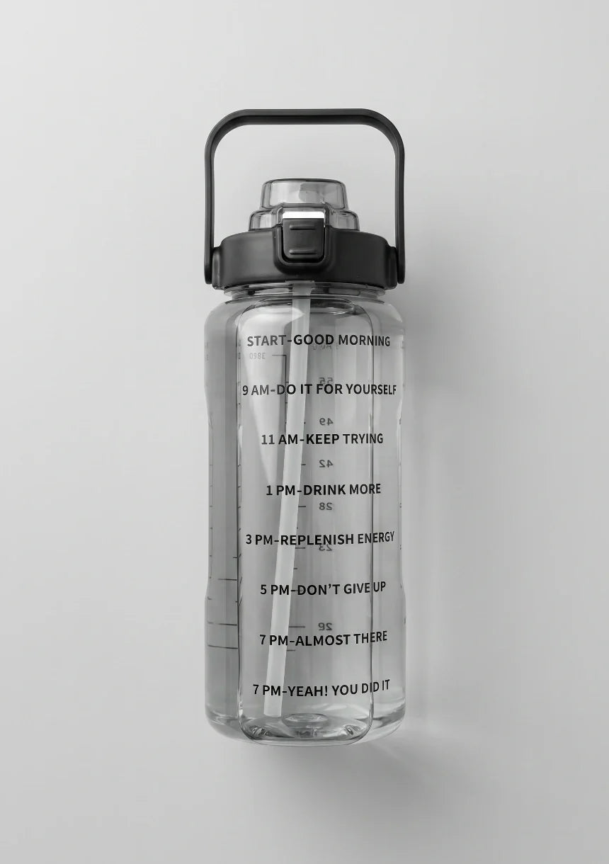 Motivational Water Bottle | Time Marker · Werune