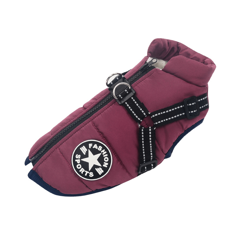Padded Dog Coat | Built-In Harness · Werune