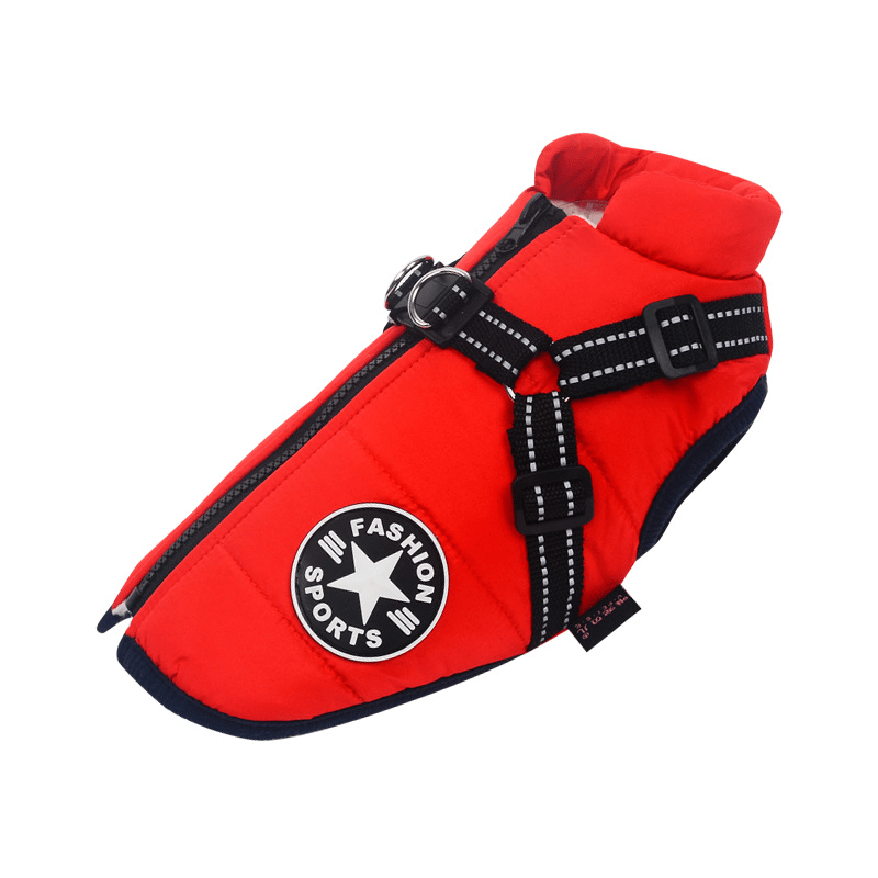 Padded Dog Coat | Built-In Harness · Werune