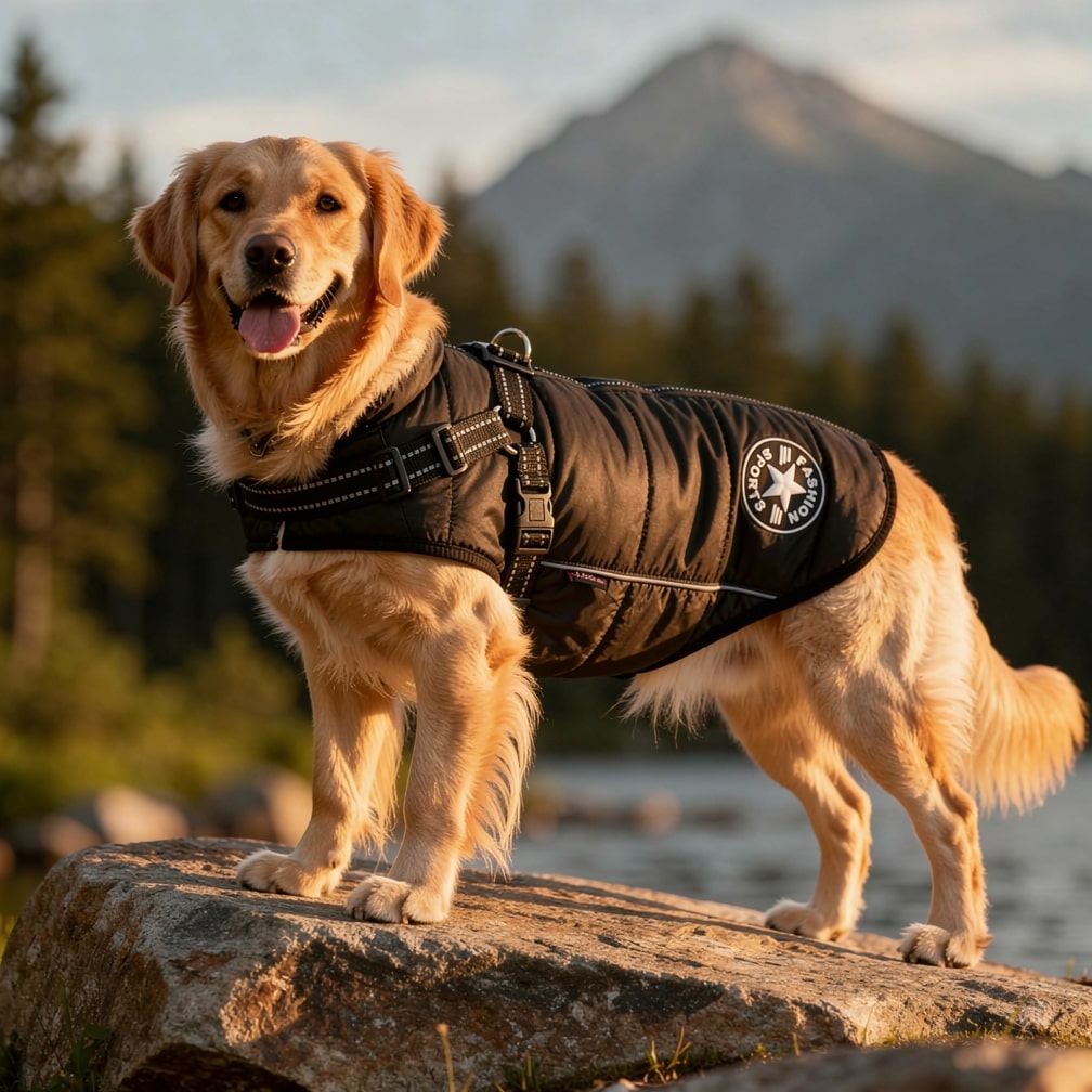 Padded Dog Coat | Built-In Harness · Werune