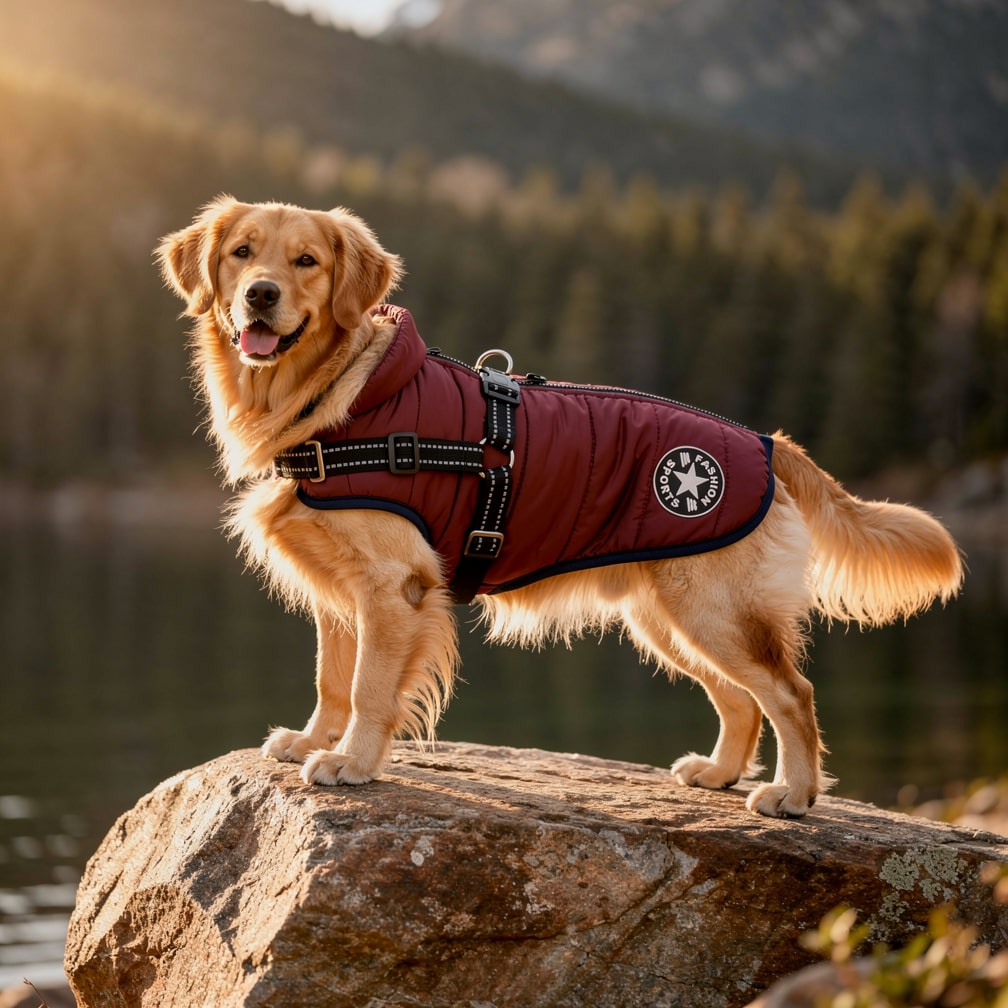 Padded Dog Coat | Built-In Harness · Werune