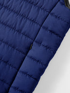 Padded Gilet Men's Quilted Stand-Collar Zip Vest Green – Casual, Outdoor Layering