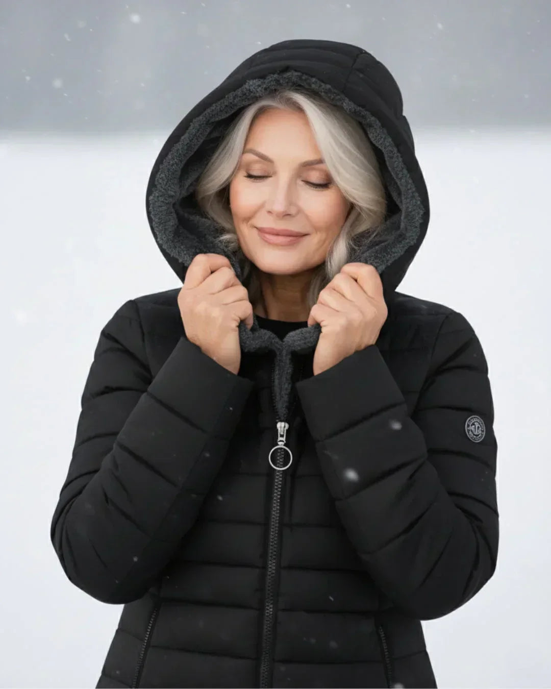 Padded Winter Jacket Green Fleece-Lined Hooded Women's – Casual, Holiday, Warm Everyday Wear