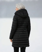 Padded Winter Jacket Green Fleece-Lined Hooded Women's – Casual, Holiday, Warm Everyday Wear