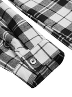 Plaid Shirt Dress Women's Belted Handkerchief Hem Red Tartan – Casual, Vintage Retro Day Wear