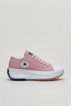 Platform Trainers Canvas White Women's Lace-Up Chunky Sole – Casual, Everyday · Werune
