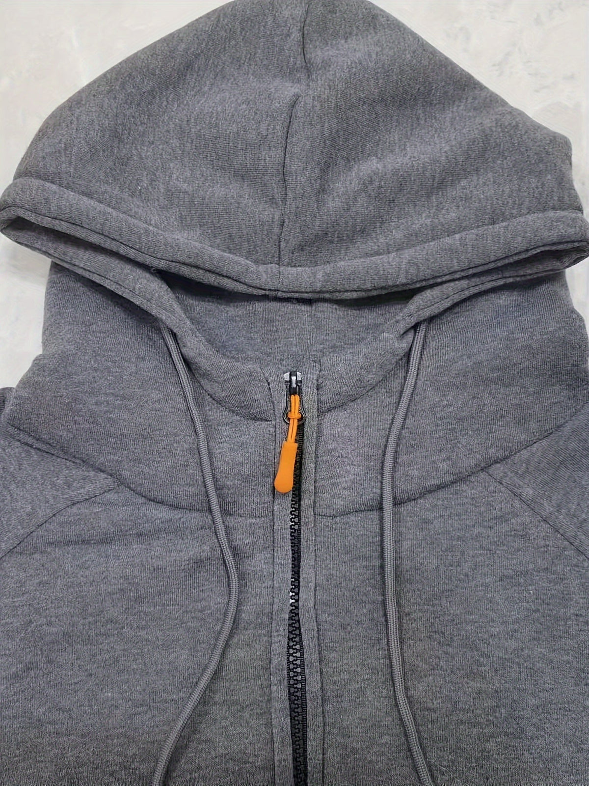 Quarter-Zip Hoodie Men's Black with Cargo Pocket & Drawstring Hood – Casual, Everyday Wear