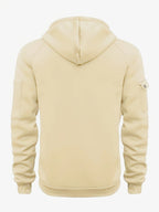 Quarter-Zip Hoodie Men's Black with Cargo Pocket & Drawstring Hood – Casual, Everyday Wear