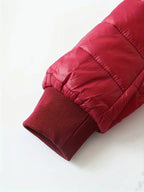 Quilted Puffer Coat Fleece-Lined Longline Black Women's – Casual, Winter, Holiday, Gift