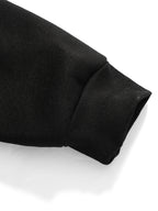 Raglan Crew Neck Sweatshirt Grey Black Colour Block Men's – Casual, Office, Holiday, Gift