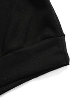 Raglan Crew Neck Sweatshirt Grey Black Colour Block Men's – Casual, Office, Holiday, Gift