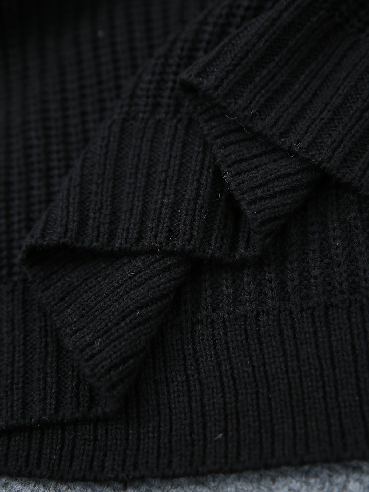 Ribbed Knit Sweater Dress Women's Oversized Half-Turtleneck Long Sleeve Grey – Casual, Winter, Everyday