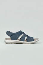 Sandals Light Blue Adjustable Strap Women's Comfort Cushioned Sole – Casual, Summer Walking, Holiday