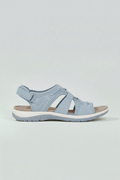 Sandals Light Blue Adjustable Strap Women's Comfort Cushioned Sole – Casual, Summer Walking, Holiday