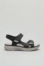 Sandals Navy Blue Adjustable Strap Women's Cushioned Sole – Casual, Everyday Walking Comfort
