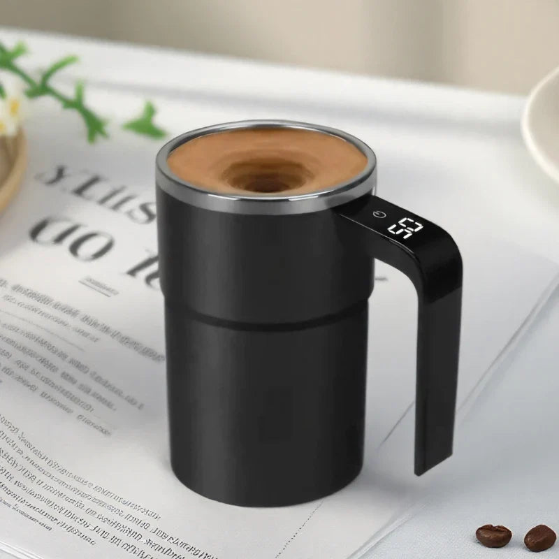Self Stirring Coffee Mug | LCD Display · Werune