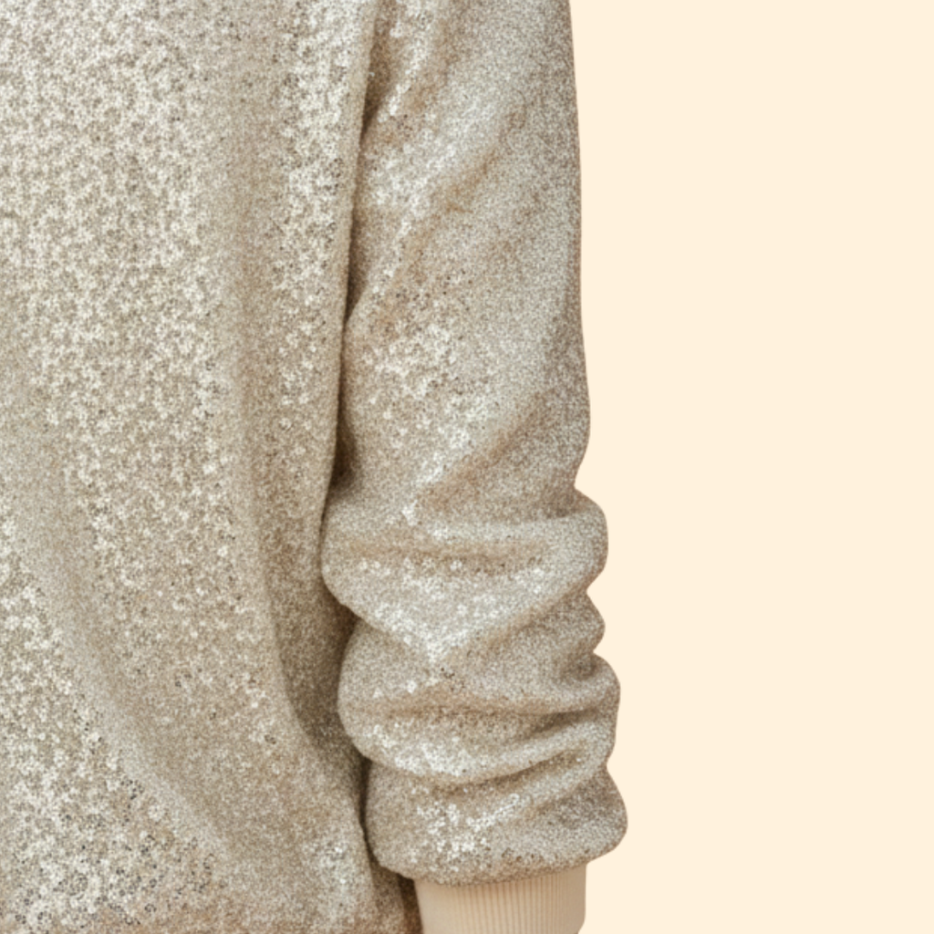 Sequin Bomber Jacket Women's Silver Zip-Up – Party, Evening, Holiday, Gift · Werune