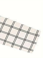 Slim-Fit Trousers Plaid Check Black Men's Skinny Chinos – Office, Casual, Smart Wear, Gift