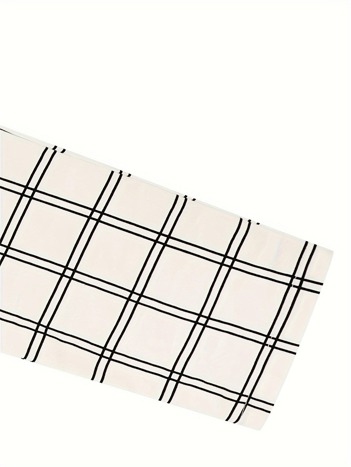 Slim-Fit Trousers Plaid Check Black Men's Skinny Chinos – Office, Casual, Smart Wear, Gift