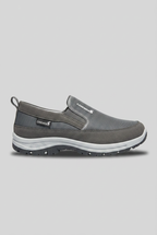 Slip-On Shoes Brown Cushioned Insole Men's Outdoor Trainers – Casual, Everyday Walking Comfort