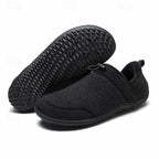 Slip-On Shoes Fleece-Lined Khaki Men's Slippers – Casual, Indoor Outdoor Comfort