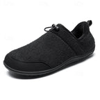Slip-On Shoes Fleece-Lined Khaki Men's Slippers – Casual, Indoor Outdoor Comfort