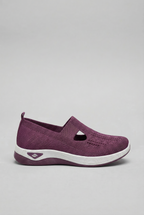 Slip-On Trainers Mesh Green Women's Cushioned Sole – Casual, Walking, Everyday Comfort