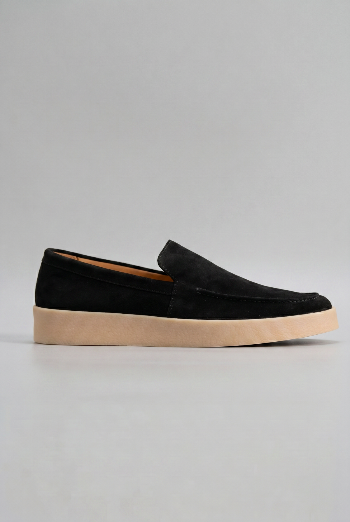 Suede Loafers Black Slip-On Men's Casual Shoes – Casual, Office, Holiday, Everyday Comfort