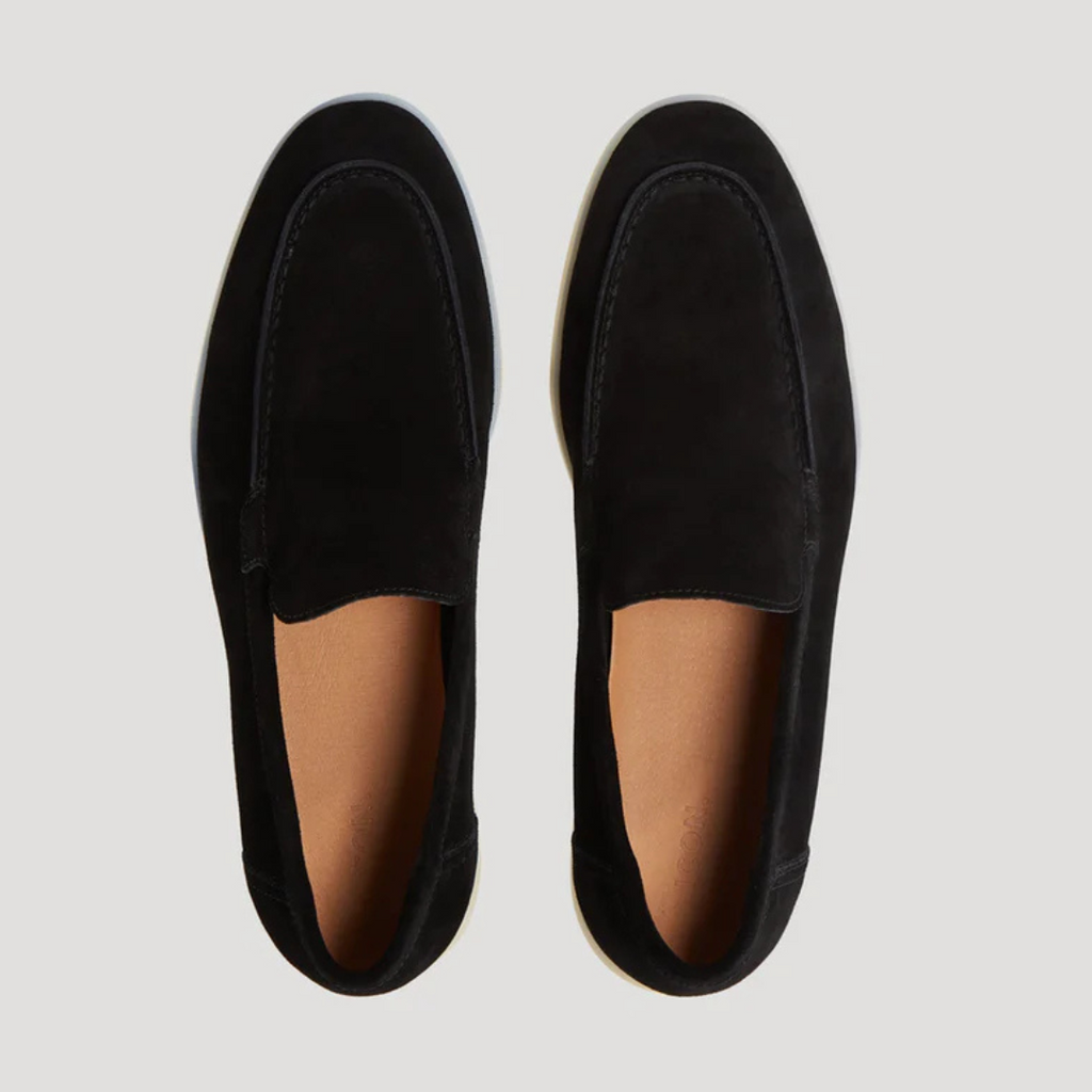 Suede Loafers Men's Navy Slip-On Shoes – Casual, Office, Everyday Comfort · Werune