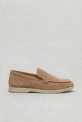 Suede Loafers Slip-On Round Toe Beige Men's – Casual, Office, Holiday, Gift · Werune