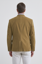 Suede Look Jacket Tan Stand Collar Men's – Casual, Office, Holiday, Gift · Werune