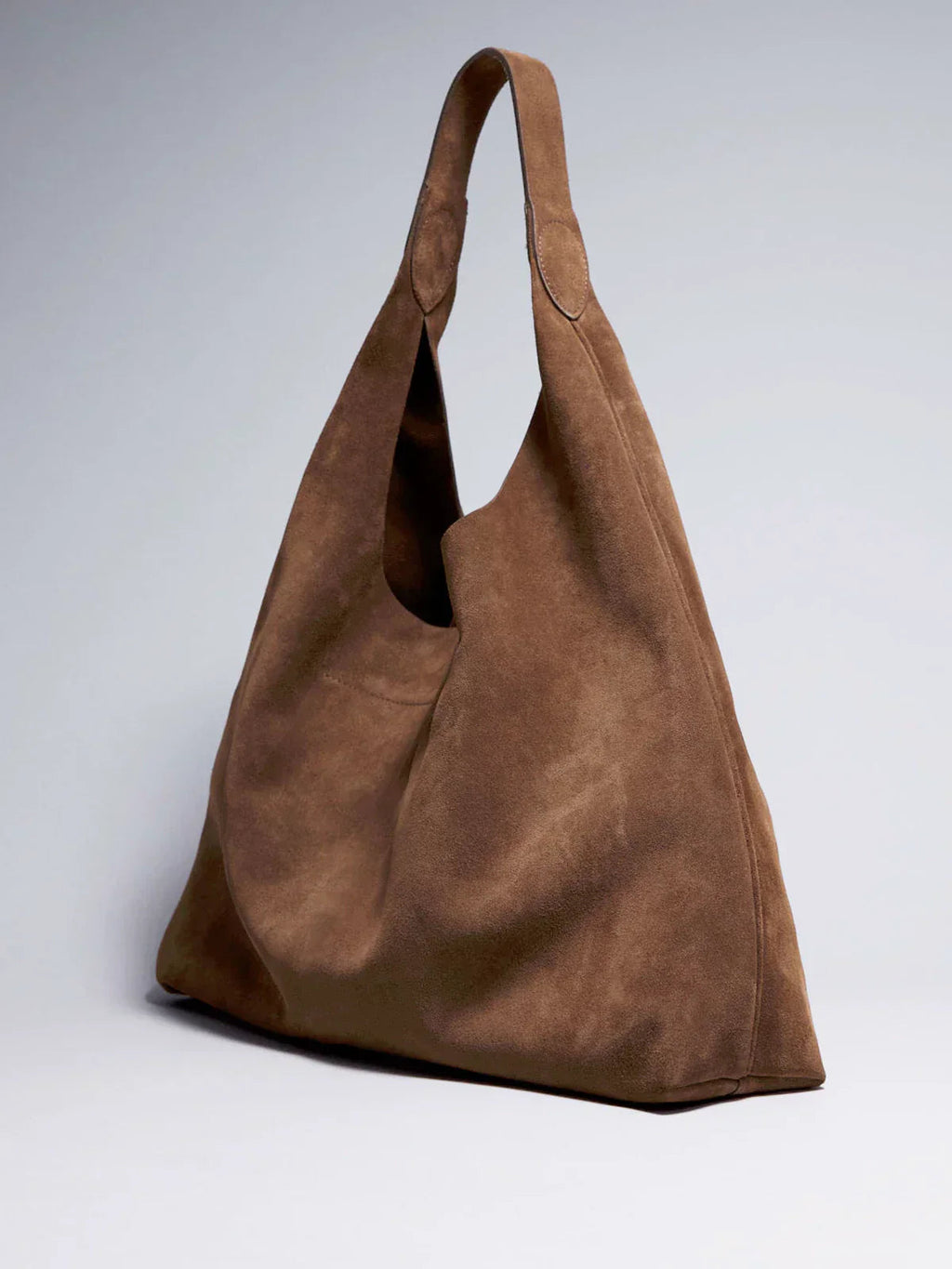 Suede Shoulder Tote Bag Brown Women's Slouchy Hobo Handbag – Casual, Office, Everyday, Gift