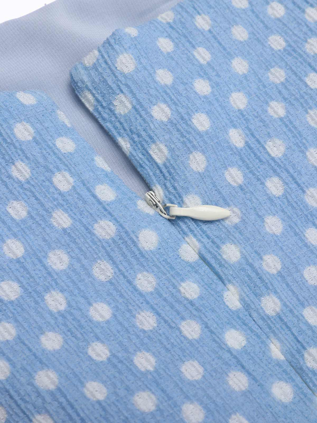 Swing Dress Blue Polka Dot Women's Tiered Spaghetti Strap – Casual, Holiday, Summer, Gift