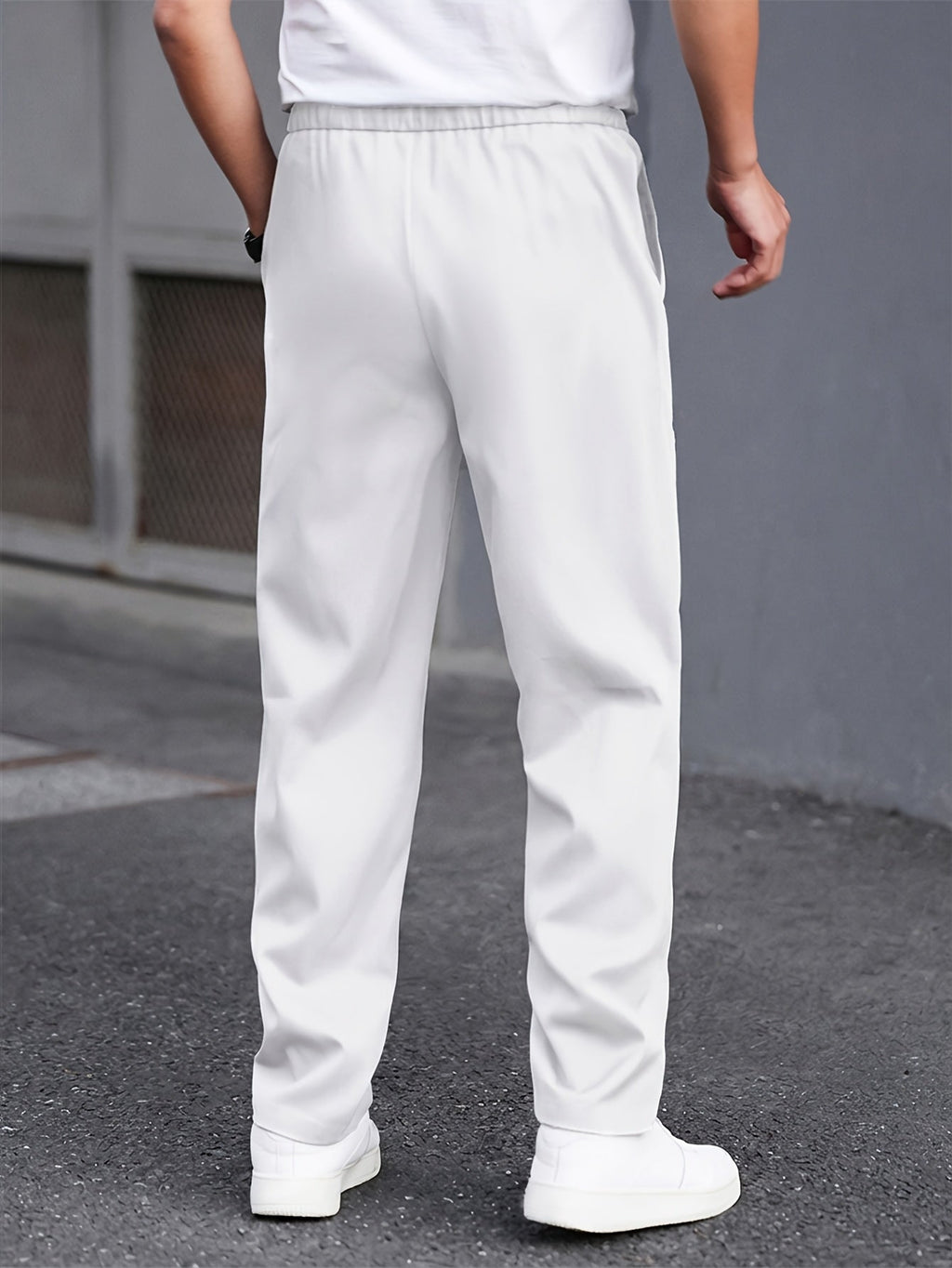 Tailored Pleated Trousers Black Men's Formal Dress Pants – Office, Casual, Wedding, Everyday Wear