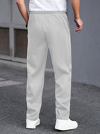 Tailored Pleated Trousers Black Men's Formal Dress Pants – Office, Casual, Wedding, Everyday Wear