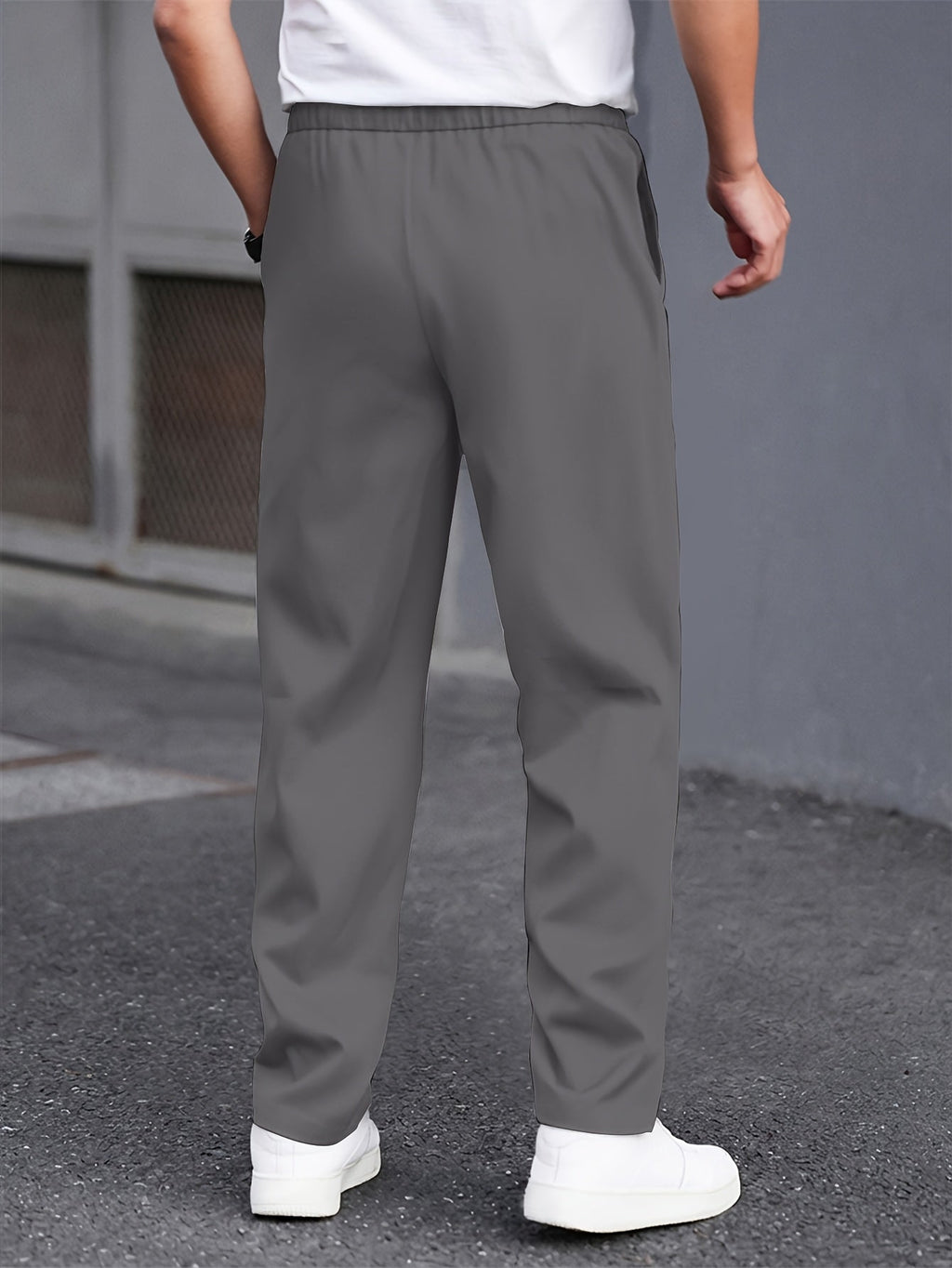 Tailored Pleated Trousers Black Men's Formal Dress Pants – Office, Casual, Wedding, Everyday Wear