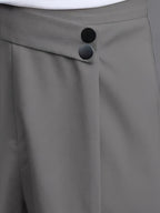 Tailored Pleated Trousers Black Men's Formal Dress Pants – Office, Casual, Wedding, Everyday Wear