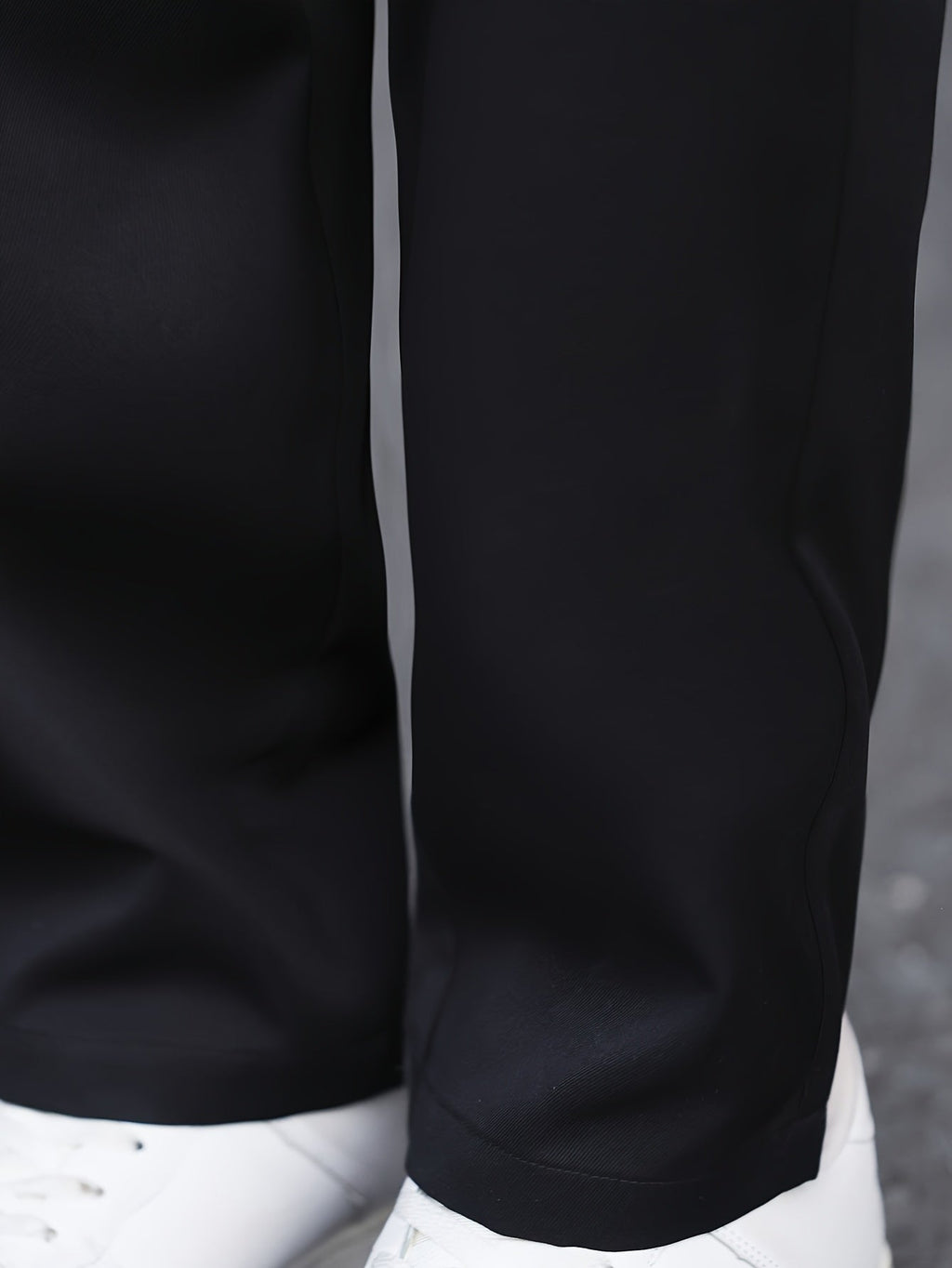 Tailored Pleated Trousers Black Men's Formal Dress Pants – Office, Casual, Wedding, Everyday Wear